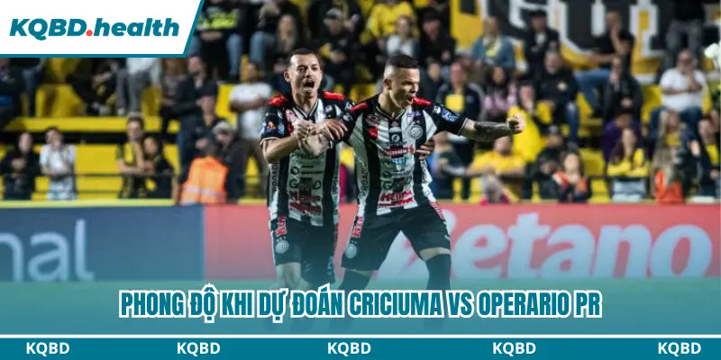 Dự Đoán Criciuma vs Operario PR lúc 05h30 Ngày 23/09 - Serie B Brazil 1 Nhận định phong độ của Criciuma vs Operario PR