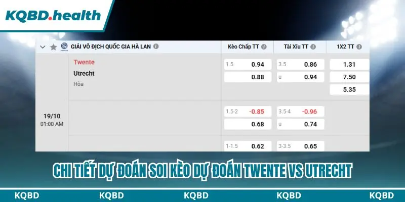 Dự Đoán Twente Vs Utrecht Lúc 01h00 Ngày 19/10 - VĐQG Hà Lan 4 Tổng hợp nhận định tỷ lệ kèo và tỷ số dự đoán Twente vs Utrecht.
